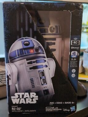 New In Box. Star Wars R2-D2 Interactive Droid — White & Blue. Smart Intelligent
